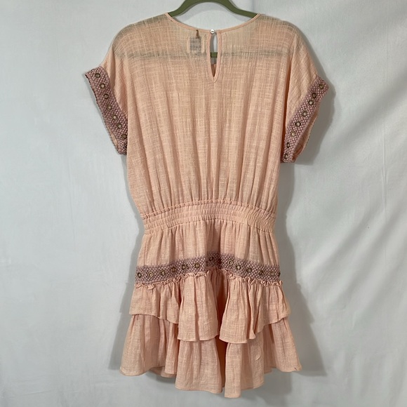 MISA Los Angelos Dress S Layered Look 87% Cotton 13% Rayon Some Wear - Picture 2 of 16